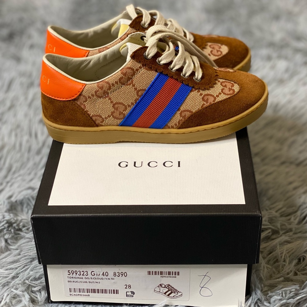 Gucci GG Supreme JBG Retro Sneaker toddler/kids Size 28